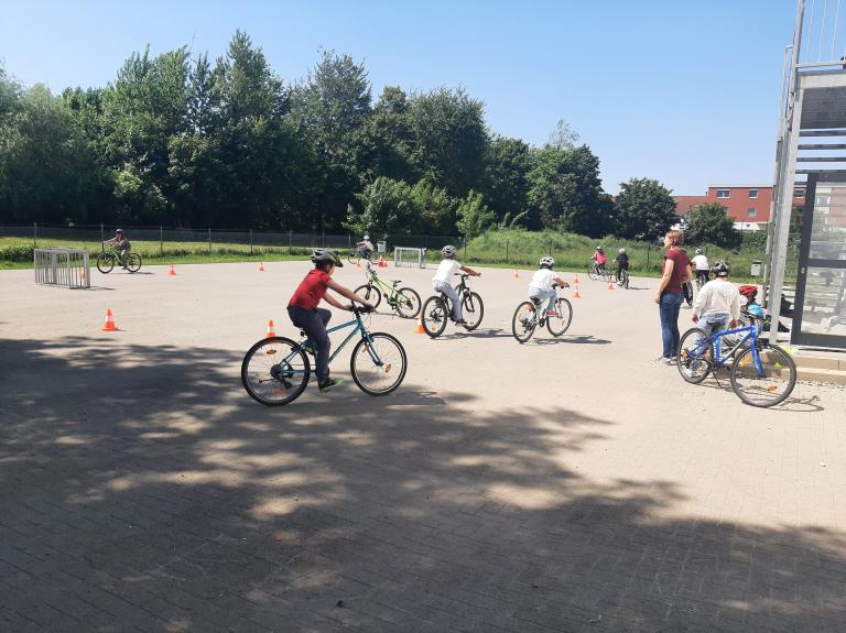 TRImaS-Projekt - Fahrradtraining an der Grundschule Nord in Salzgitter-Lebenstedt_1