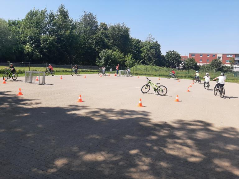 TRImaS-Projekt - Fahrradtraining an der Grundschule Nord in Salzgitter-Lebenstedt_3